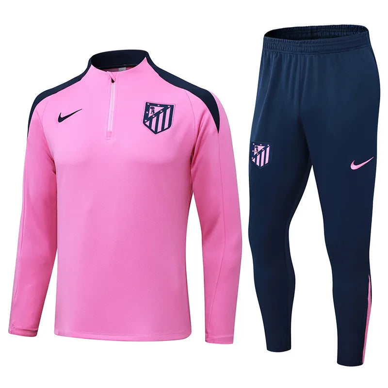 Atletico Madrid Tracksuit - Pink/Navy