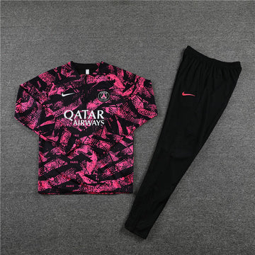 PSG Tracksuit - Black/Pink (Splatter)