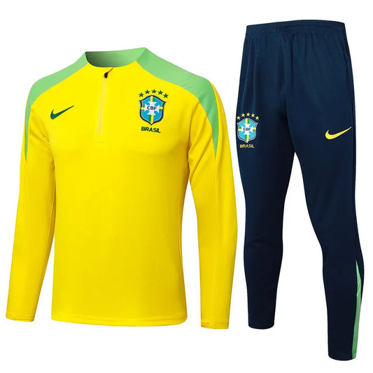 Brazil Tracksuit - Yellow/Green