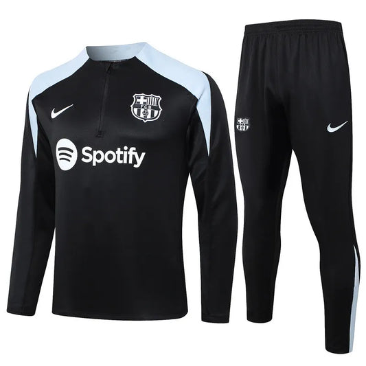 Barcelona Tracksuit - Black/Blue