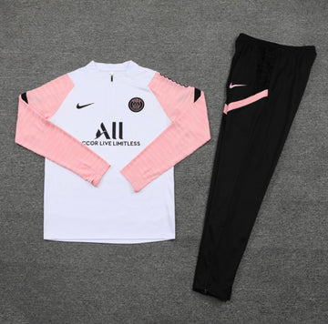 PSG Tracksuit - White/Pink